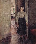 Camille Pissarro The Young maid oil painting reproduction